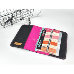 Spatzjournal A5 - Labelsammler - Schwarz & Pink