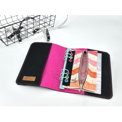 Spatzjournal A5 - Labelsammler - Schwarz & Pink