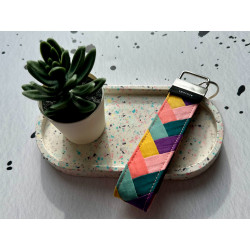 Patchwork - Schlüsselband "Rainbow Sparkle"