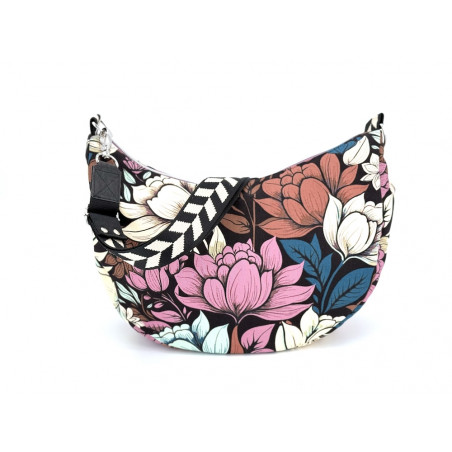 Bananentasche // Crossbodybag "Happy Flowers"