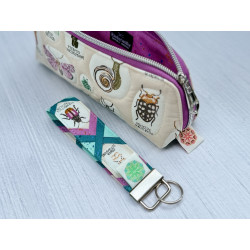 Stiftemäppchen "Lene 2.0" - Quilt Edition + Schlüsselband SET