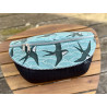 "Tasche voll Glück" // Crossbodybag "Schwalben Schwarz"