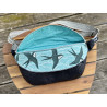 "Tasche voll Glück" // Crossbodybag "Schwalben Schwarz"