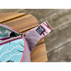 "Tasche voll Glück" // Crossbodybag "Schwalben Mauve"