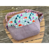 "Tasche voll Glück" // Crossbodybag "Schwalben Mauve"