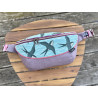 "Tasche voll Glück" // Crossbodybag "Schwalben Mauve"