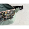 "Tasche voll Glück" // Crossbodybag "Black Flowers"
