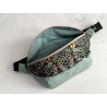"Tasche voll Glück" // Crossbodybag "Black Flowers"
