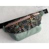 "Tasche voll Glück" // Crossbodybag "Black Flowers"