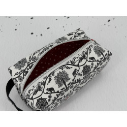 Boxy Bag "Scherenschnitt" Weiss