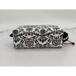 Boxy Bag "Scherenschnitt" Weiss