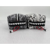 Boxy Bag "Scherenschnitt" Weiss