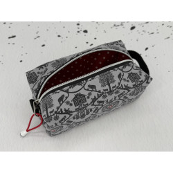 Boxy Bag "Scherenschnitt" Grau