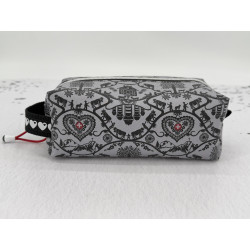 Boxy Bag "Scherenschnitt" Grau