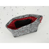 Necessaire "Scherenschnitt" Grau