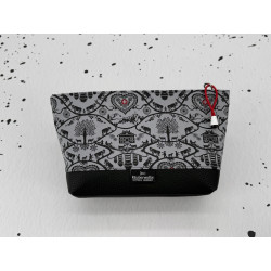 Necessaire "Scherenschnitt" Grau
