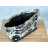 Necessaire "Flowers Schwarz"
