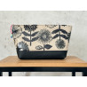 Necessaire "Flowers Schwarz"