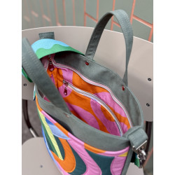 Schultertasche "Farbenfroh"