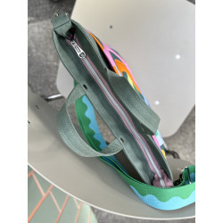 Schultertasche "Farbenfroh"