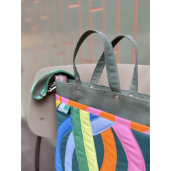 Schultertasche "Farbenfroh"