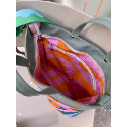 Schultertasche "Farbenfroh"