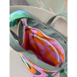 Schultertasche "Farbenfroh"