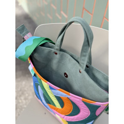Schultertasche "Farbenfroh"
