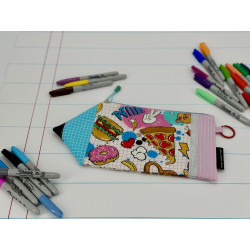 Stiftemäppchen Pencil "Pizza & Burger"