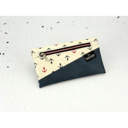 Handytasche / Geldbörse  "Ankerliebe" XL