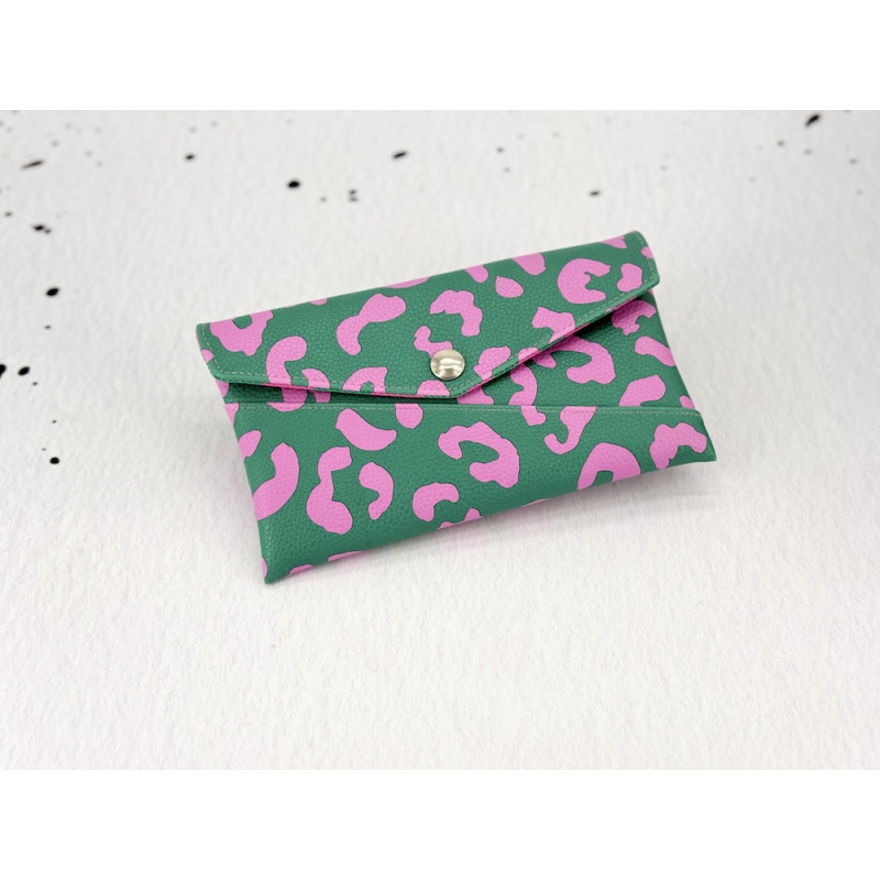 Handytasche / Geldbörse  "Leo Grün" XL