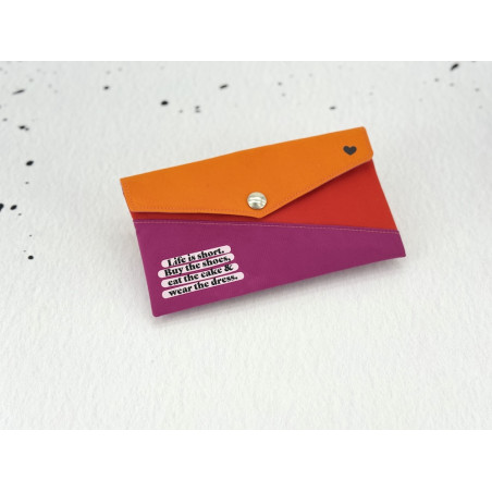 Handytasche / Geldbörse  Colourblocking Edition Orange XL