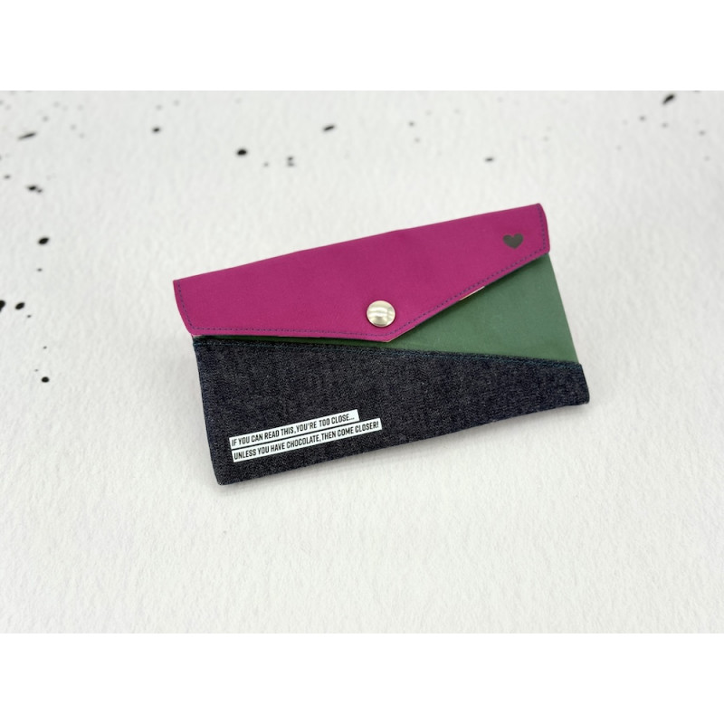 Handytasche / Geldbörse  Colourblocking Edition Pink XL