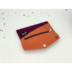 Handytasche / Geldbörse  Colourblocking Edition Kürbis  XL