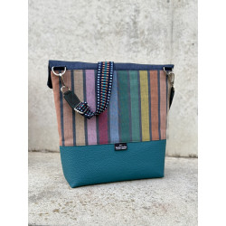 Fold Over "Magic Stripes" Dunkel